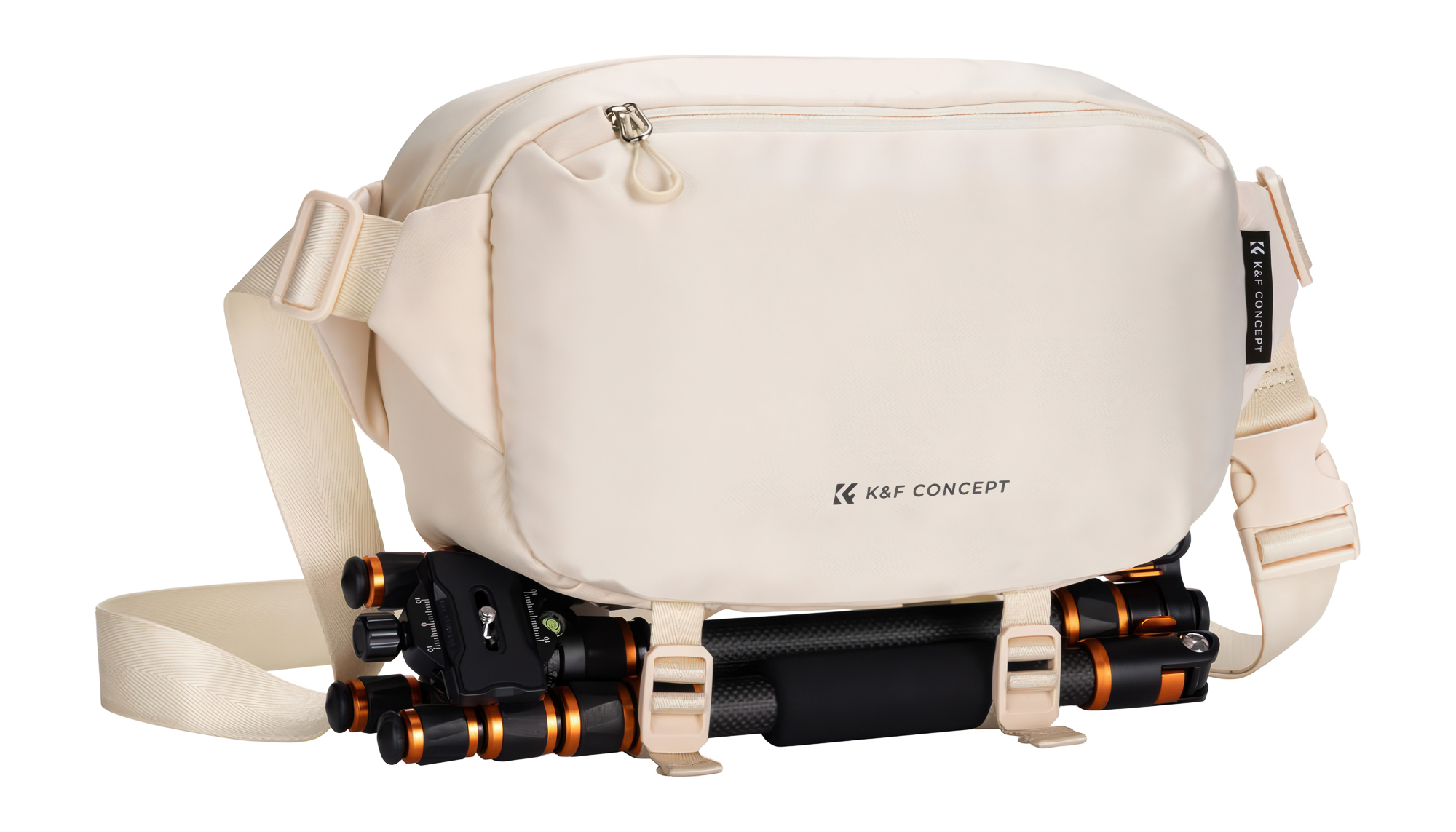 Torba fotograficzna K&F Concept Alpha Sling Bag 10 l - beżowa
